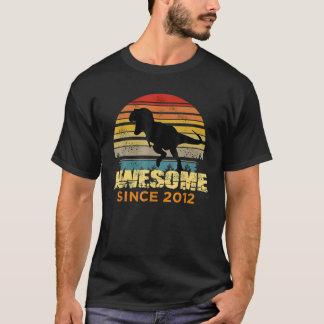 10e verjaardag Dinosaur 10-jarige jongen Geweldige T-shirt