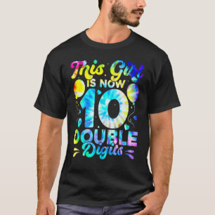 10e verjaardag Dit meisje is nu 10 cijfers T-shirt