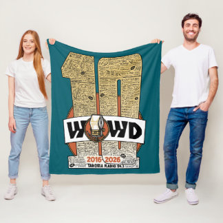 10e verjaardag fleece deken