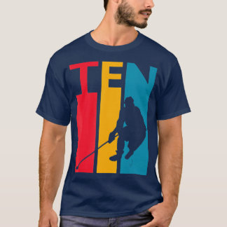 10e verjaardag Gift Ten Hockey Birthday T-shirt