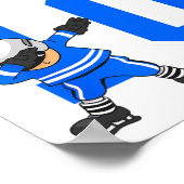 10e verjaardag - IJshockey 10 jaar oud Poster (Hoek)