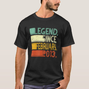 10e verjaardag jongens cadeau 10 jaar legende sind t-shirt