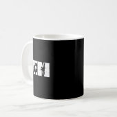 10e verjaardag Karate Fighter 10 jaar oude meisjes Koffiemok (Voorkant links)