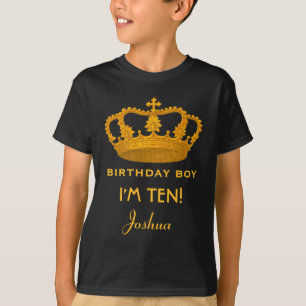 10e verjaardag koninklijke kroon W25 - koninklijke T-shirt