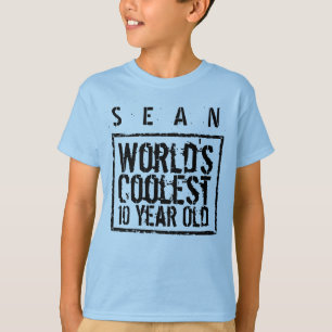 10e verjaardag van de 10e verjaardag van het cadea t-shirt