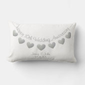 10e verjaardag van de bruiloft met hart kussen (Voorkant)