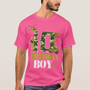 10e verjaardag van de gevierde Kamo-jongens 10 jaa T-shirt