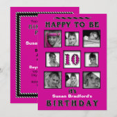 10e verjaardag van de uitnodiging - Foto's - Fuchs (Voorkant / Achterkant)