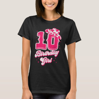 10e verjaardag van het 10 jaar oude Rodeo Wester T-shirt