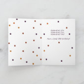 10e verjaardag voor jongens kaart (Binnen)