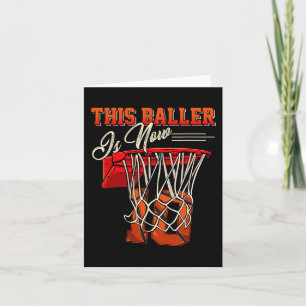 10e verjaardag voor peuter Basketball 10 jaar oud  Kaart