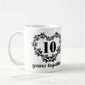 10ème D'anniversaire d'années tasse de cadeau de (Gauche)