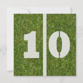 10ème Invitation d'anniversaire (Devant)