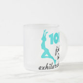 10K Aqua Finish Line Matglas Koffiemok (Voorkant rechts)