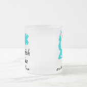 10K Aqua Finish Line Matglas Koffiemok (Center)