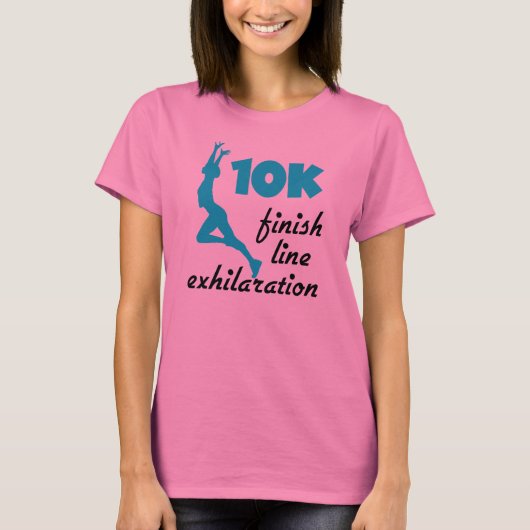 10K Aqua Finish Line T-shirt (Voorkant)