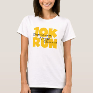10K Run Yellow T-shirt