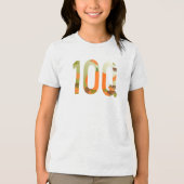 10Q = Thank You a Hundredfold Tri-Blend Shirt (Voorkant)