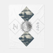 10th,11,20,25th,70th Wedding Jubileum 2 Fleece Deken (Voorkant)