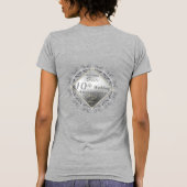 10th,11,20,25th,70th Wedding Jubileum T-Shirt (Achterkant)