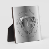 10th,11th,20th,25th Wedding Jubileum Heart Fotoplaat (Voorkant)