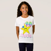 10th Birthday Party Shirt Stars (Voorkant volledig)
