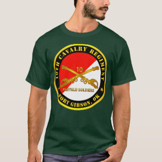 10th Cavalry Regiment Fort Gibson OK Buffalo Soldi T-shirt
