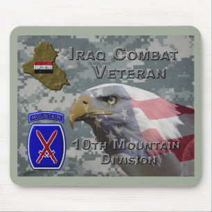 10th Mountain Div Irak Veteraan van de strijd Muismat