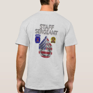10th Mountain Division Staf Sergeant T-shirt