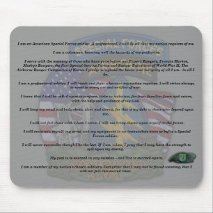 10th Special Forces Creed Fort Carson Veterans Mo Muismat