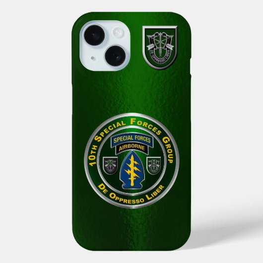 10th Special Forces Group Case-Mate iPhone Case (Achterkant)