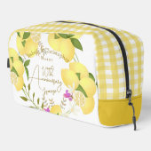 10th Wedding Anniversary Summer Lemon Squeeze  Toilettasje (Rechterhoek)