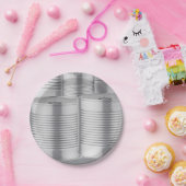 10th Wedding Anniversary, Tin Anniversary Papieren Bordje (Feest)