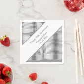 10th Wedding Anniversary, Tin Anniversary Servet (Insitu)