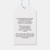 10tshirts.com aangepaste cadeau label of boek mark cadeaulabel (Achterkant)