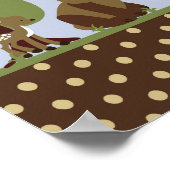 10x20 Kunst naamprent voor de kinderkamer Enchante Poster (Hoek)