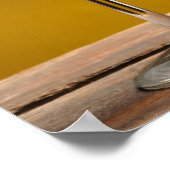 10x20 Wijnglas en Fleswand Art Poster (Hoek)