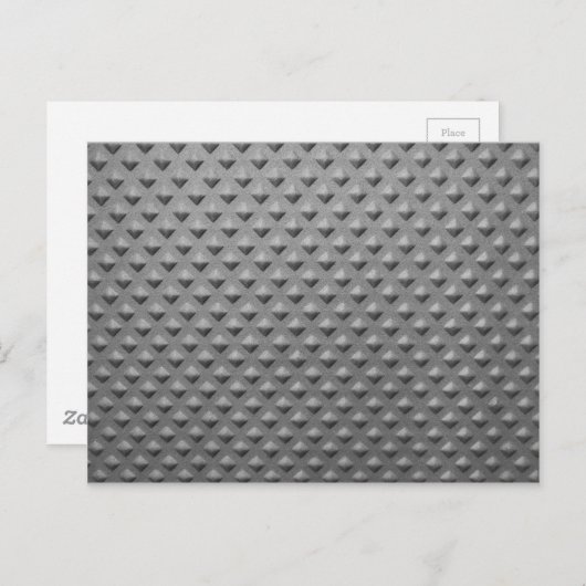 11031 TOUGH STAAL TEXTURED METAL PATROON BACKGROUN BRIEFKAART (Voorkant / Achterkant)