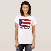 110% Boricua T-shirt (Voorkant volledig)