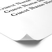 110 Drôle Penguin Greeter Mariage Tableau de siège (Coin)