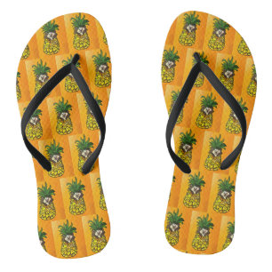 110 - Egel en ananas Teenslippers