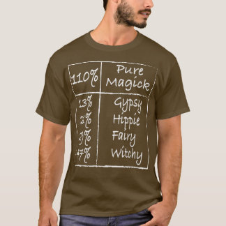 110 Pure Magick By Gypsy Hippie Fairy Witchy T-shirt