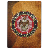 [110] Scottish Rite Double-kopeagle Klembord (Achterkant)
