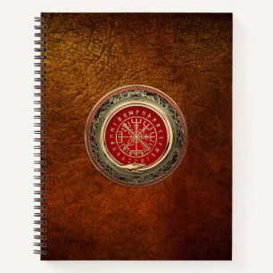 [110] Vegvisir - Viking Gold Magic Runass Notitieboek