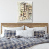 110 Via Libertà, Tropea, Italië Canvas Afdruk (Insitu (Slaapkamer))