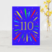 110e anniversaire carte d'explosion (Fleur jaune)