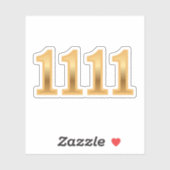 1111 Engel Nummer Kansen Sticker (Vel)