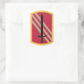 113e duurzaamheidsbrigade vierkante sticker (Tas)