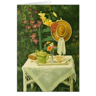1144 Tea Time in Garden Sympathokaart