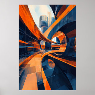 1155 Retro Futurisme Poster